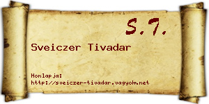 Sveiczer Tivadar névjegykártya